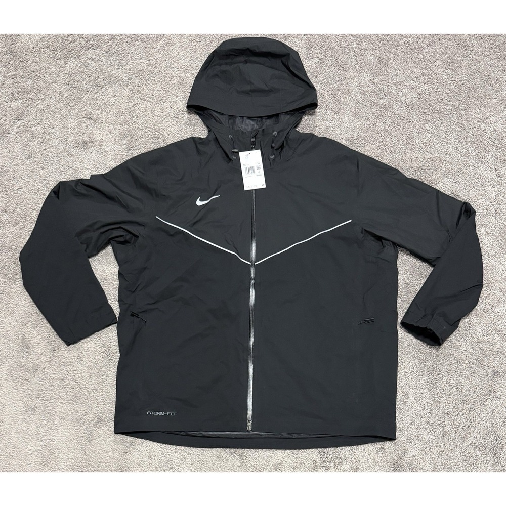 Nike STORM-FIT Waterproof Hypershield Pro Rain Jacket Black DA4967-010 Size XXL